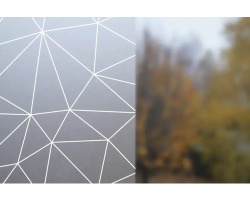 Film adhésif pour fenêtre Venilia Vitrostatic Polygon 45x150 cm Papier peint avec motif géométrique