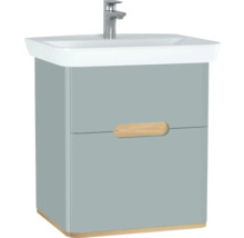 Meuble-lavabo avec robinet et meuble sous-lavabo avec tiroir