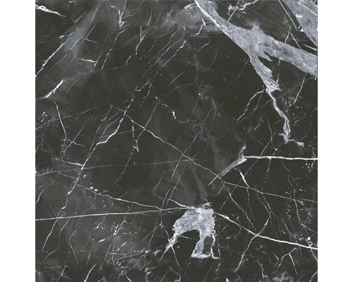 Carrelage sol et mur en grès cérame fin MIRAVA LUCCA Nero mat lxLxé 120x120x0,9 cm