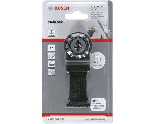 Lame de scie à bois Bosch AIZ 32 EPC HCS sous blister