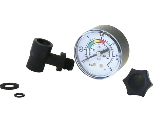 Manomètre pour installations de filtre à sable Manomètre avec raccord et joints d''étanchéité