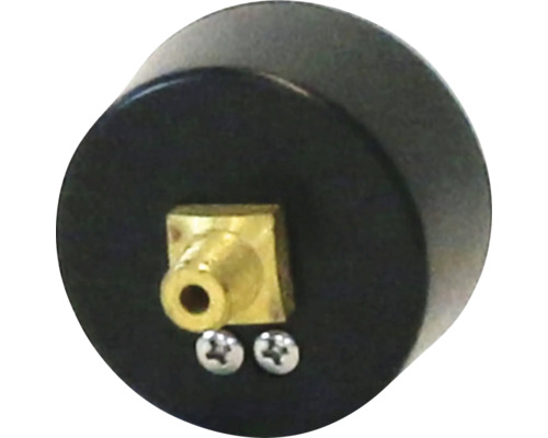 Détail de raccordement du manomètre avec adaptateur en laiton