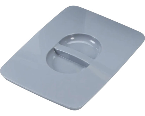 Graue Klebeplatte zur Befestigung an Wänden