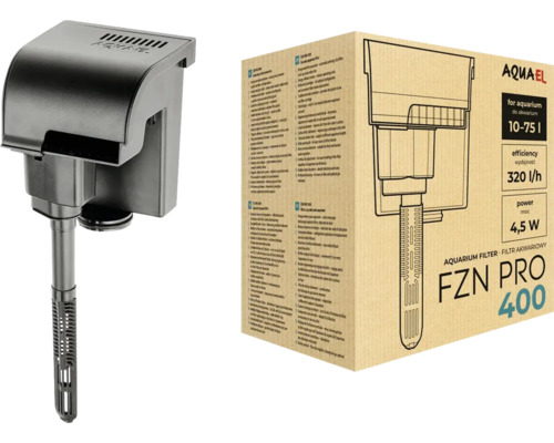Filtre d''aquarium Aquael FZN PRO 400 et son emballage