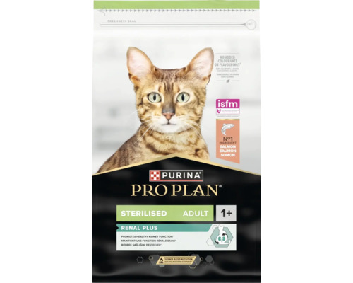 Pro Plan Katzentrockenfutter PURINA Sterilisiert mit Lachs 10 kg