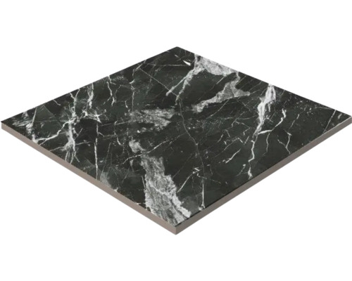 Quadratische Bodenfliese mit Marmoroptik