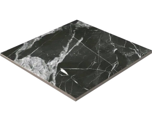 Quadratische Bodenfliese mit Marmoroptik