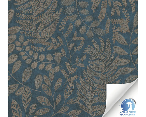 Papier peint avec motif de feuilles