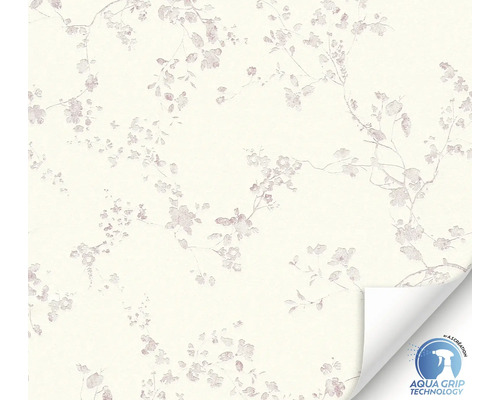 Papier peint à motif floral