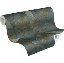 Rouleau de papier peint avec motif de feuilles