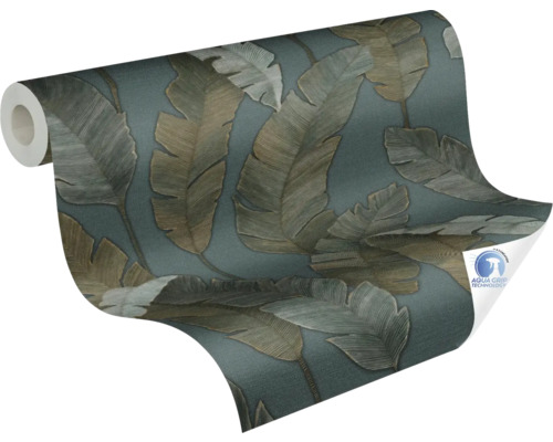 Rouleau de papier peint avec motif de feuilles