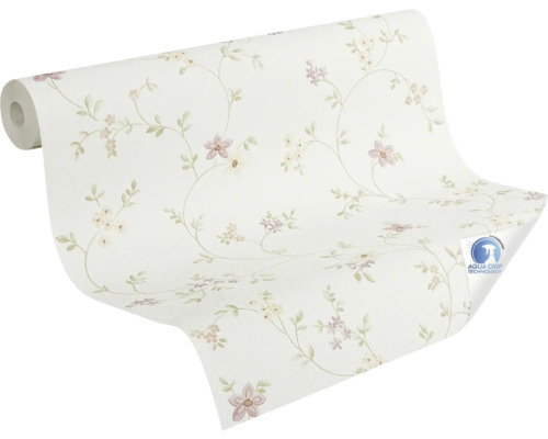 Rouleau de papier peint à motif floral