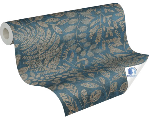 Rouleau de papier peint avec motif de feuilles