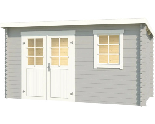 Abri de jardin avec double porte et fenêtre