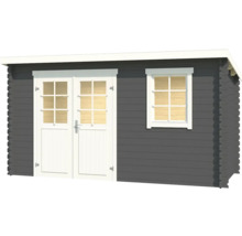 Abri de jardin avec porte double et fenêtre