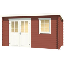 Abri de jardin avec double porte et fenêtre