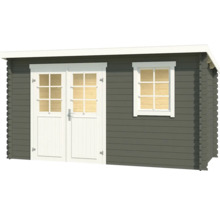 Abri de jardin avec double porte et fenêtre