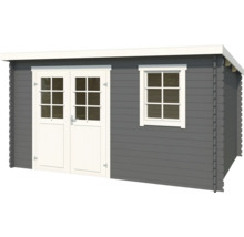 Abri de jardin avec double porte et fenêtre