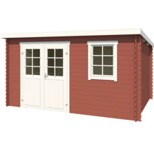 Abri de jardin en bois avec double porte et fenêtre