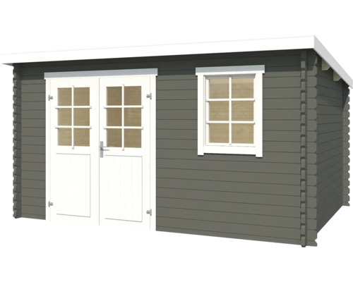 Abri de jardin en bois avec double porte et fenêtre