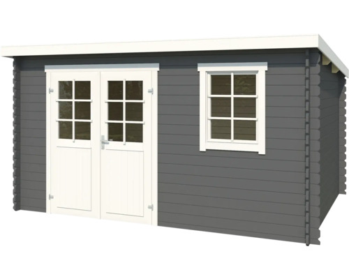 Abri de jardin avec porte double et fenêtre