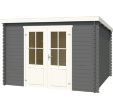 Abri de jardin en bois avec double porte