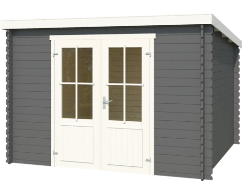 Abri de jardin en bois avec double porte