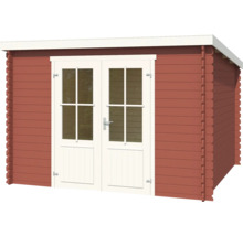 Abri de jardin avec double porte et fenêtres