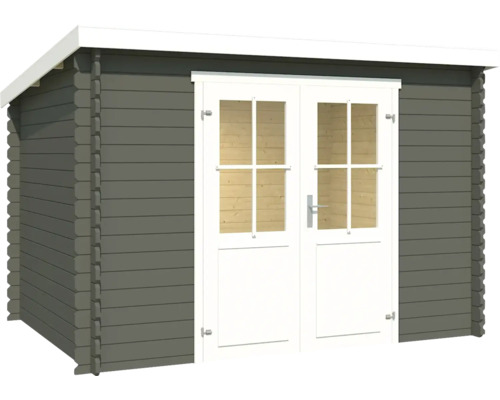 Abri de jardin en bois avec porte double
