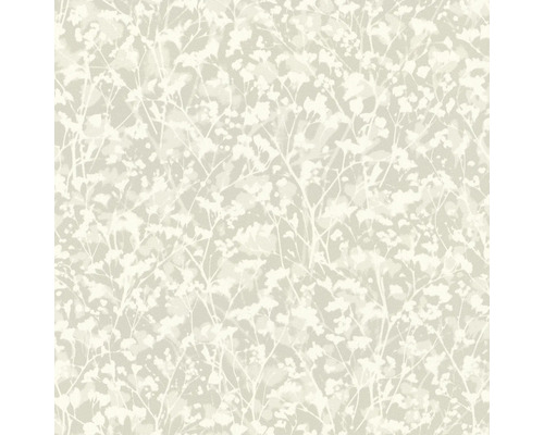 Vliestapete 720761 Amara Blumenwiese grau Tapete mit floralem Muster