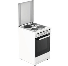Cuisinière électrique avec quatre plaques de cuisson et four