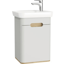 Waschtischunterschrank mit Waschbecken und Armatur
