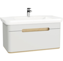 Waschtischunterschrank mit Waschbecken und Armatur