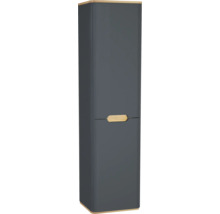 Hochschrank mit Tür und Holzgriffen