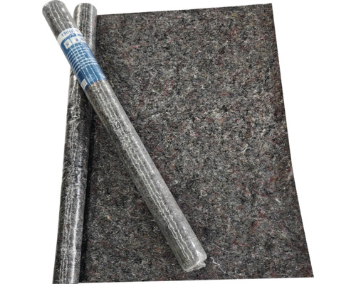 Tapis de protection de construction gris en rouleau et en tapis