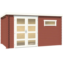 Abri de jardin avec double porte et fenêtre