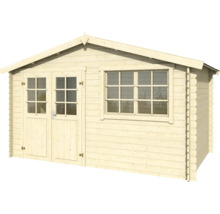 Abri de jardin en bois avec double porte et fenêtre