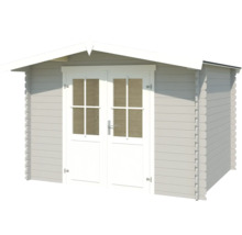 Abri de jardin en bois avec double porte