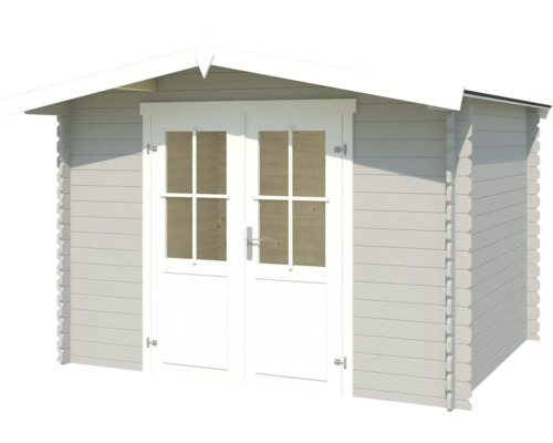 Abri de jardin en bois avec double porte