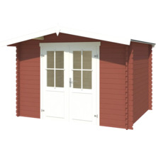 Abri de jardin en bois avec double porte