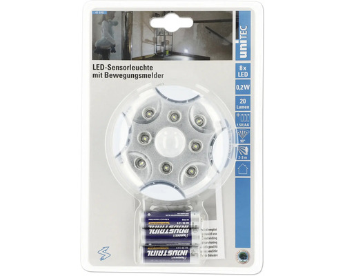 LED Sensorleuchte mit Bewegungsmelder in Verpackung