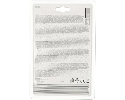 Unitec LED Sensorleuchte mit Bewegungsmelder