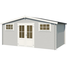 Abri de jardin avec double porte et fenêtres