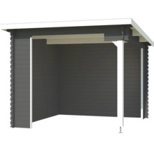 Holzgarage zur Aufbewahrung von Gartengeräten und -möbeln