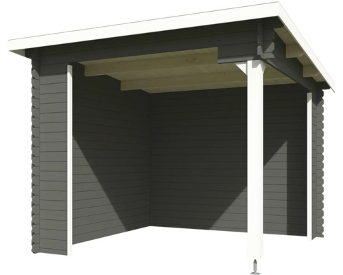 Holzunterstand für den Garten