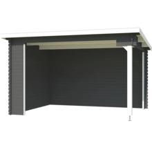 Holzunterstand mit offenem Design für den Garten