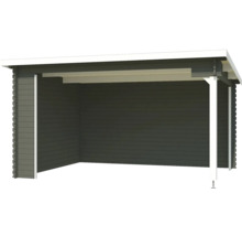 Holzunterstand mit offener Front