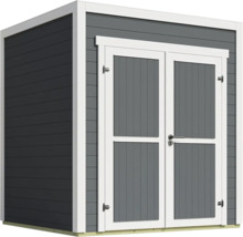 Abri de jardin avec double porte