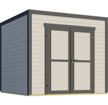 Abri de jardin avec double porte