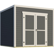 Abri de jardin avec double porte